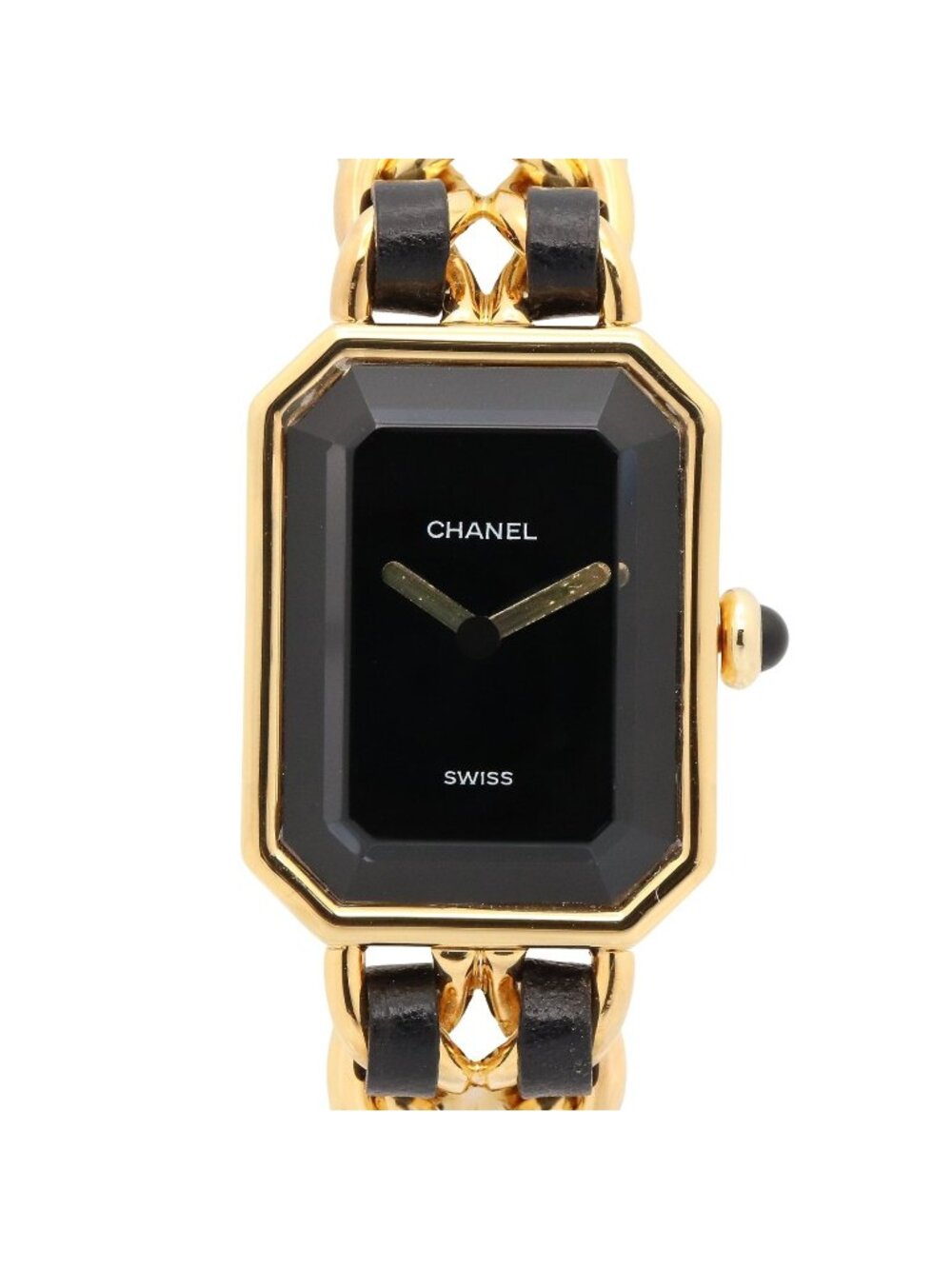 Chanel Watch Premiere S Black Leather